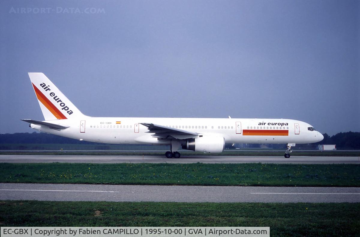 EC-GBX, 1992 Boeing 757-236 C/N 25597, Air Europa
