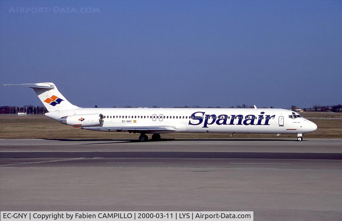 EC-GNY, 1986 McDonnell Douglas MD-83 (DC-9-83) C/N 49396, Spanair