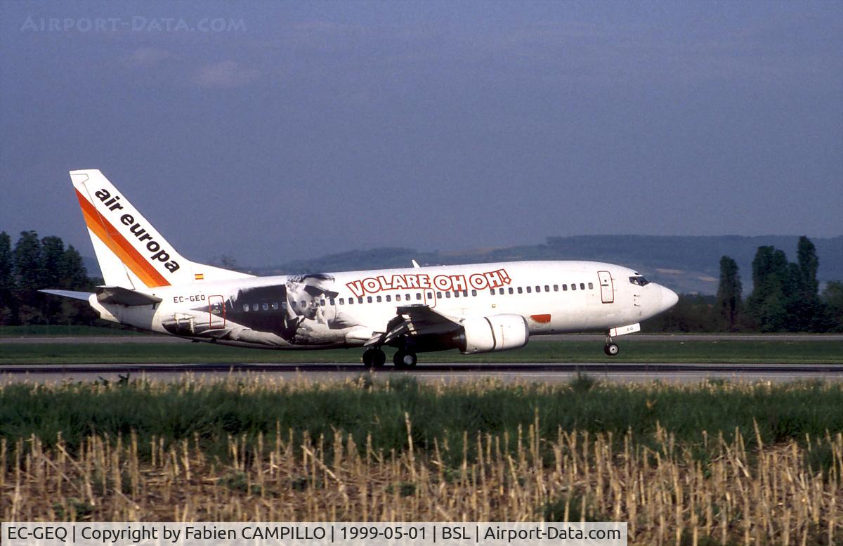 EC-GEQ, 1987 Boeing 737-3Y0 C/N 23750, Air Europa Martini