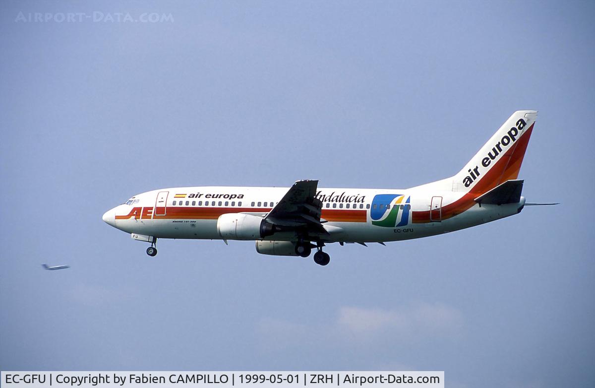EC-GFU, 1988 Boeing 737-3Y0 C/N 24256, Air Europa