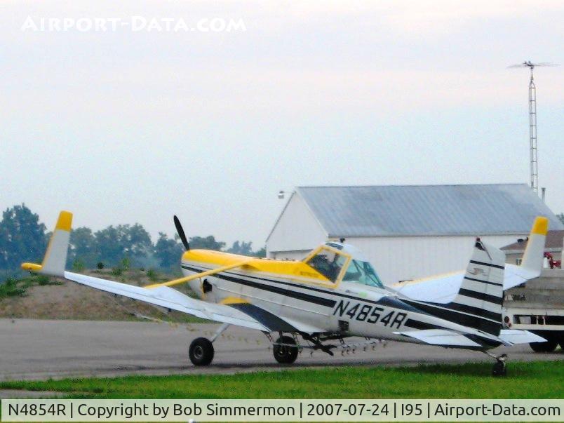 N4854R, 1975 Cessna A188B C/N 18802373T, On the ramp at Kenton, OH