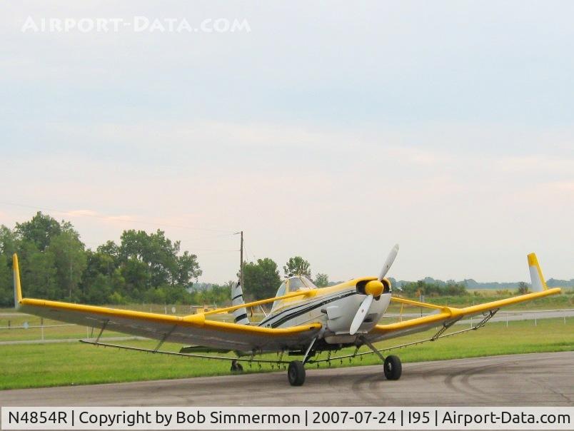 N4854R, 1975 Cessna A188B C/N 18802373T, On the ramp at Kenton, OH