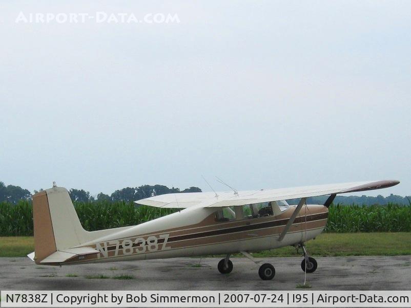 N7838Z, 1963 Cessna 150C C/N 15059938, On the ramp at Kenton, OH