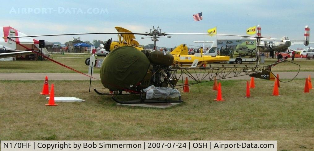 N170HF, 1968 Bell 47G-3B-1 Sioux C/N 3687, EAA Airventure 2007