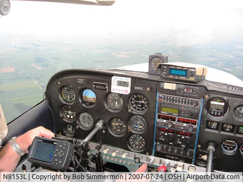 N8153L, 1967 Cessna 172H C/N 17256353, Don at the controls - 4500' over NW Ohio