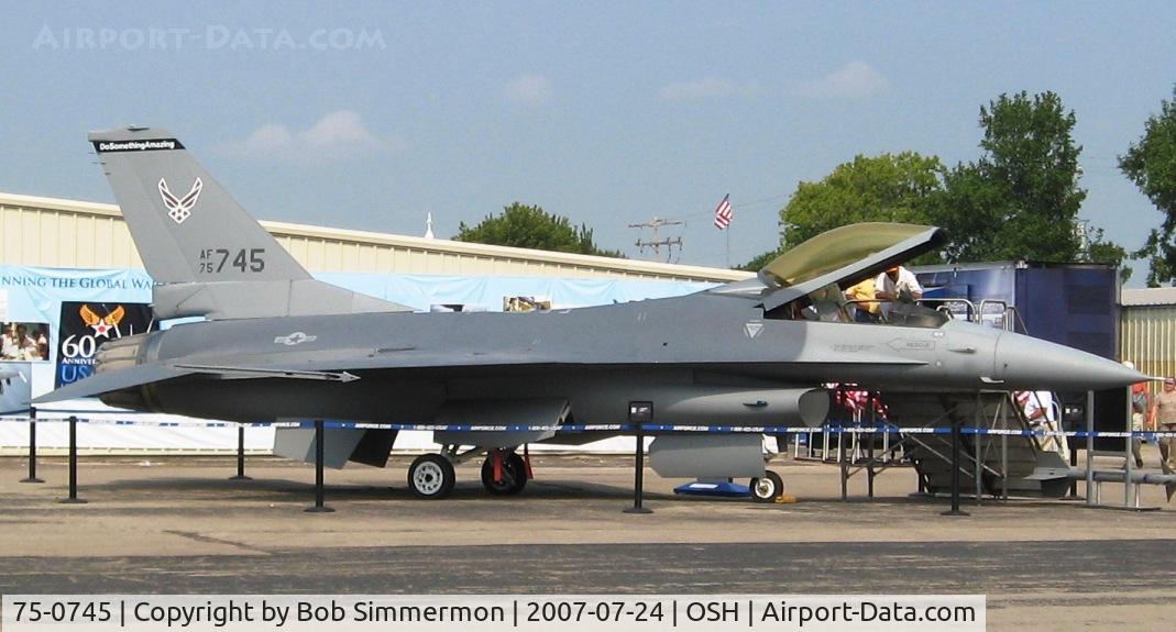 75-0745, 1977 General Dynamics YF-16A Fighting Falcon C/N 61-1, Airventure '07