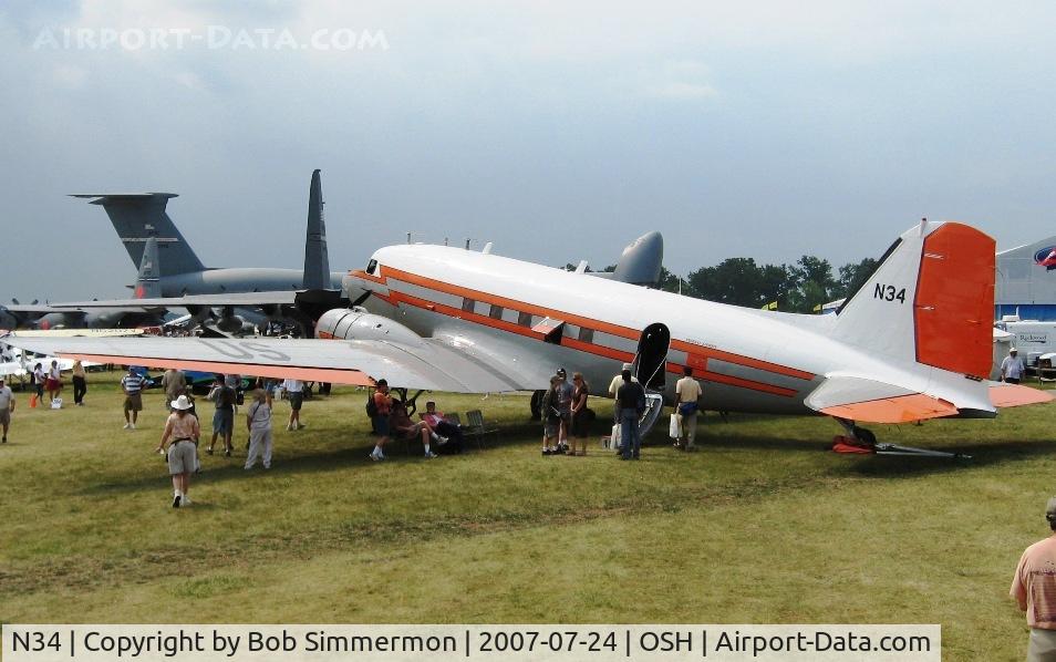 N34, 1945 Douglas R4D-7 C/N 33359, Retired FAA inspection aircraft