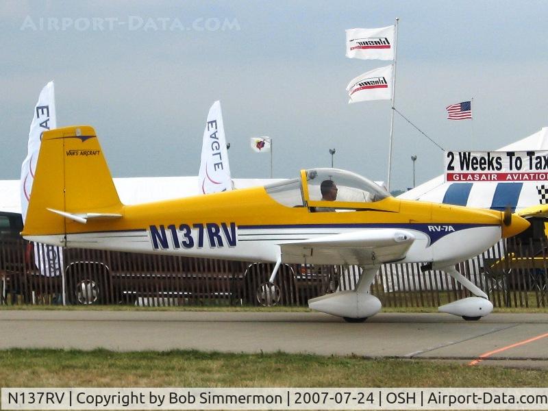 N137RV, 2001 Vans RV-7 C/N 1, Airventure '07