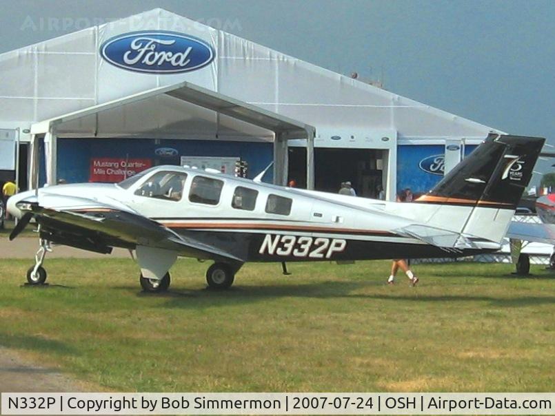 N332P, 2007 Hawker Beechcraft Corp G58 Baron C/N TH-2192, Airventure '07