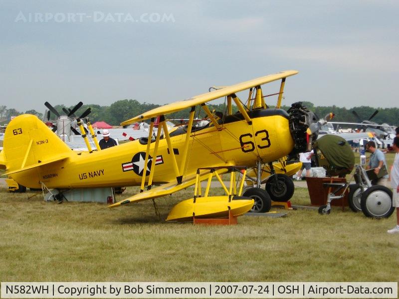 N582WH, 1940 Naval Aircraft Factory N3N-3 C/N 2003, Airventure '07