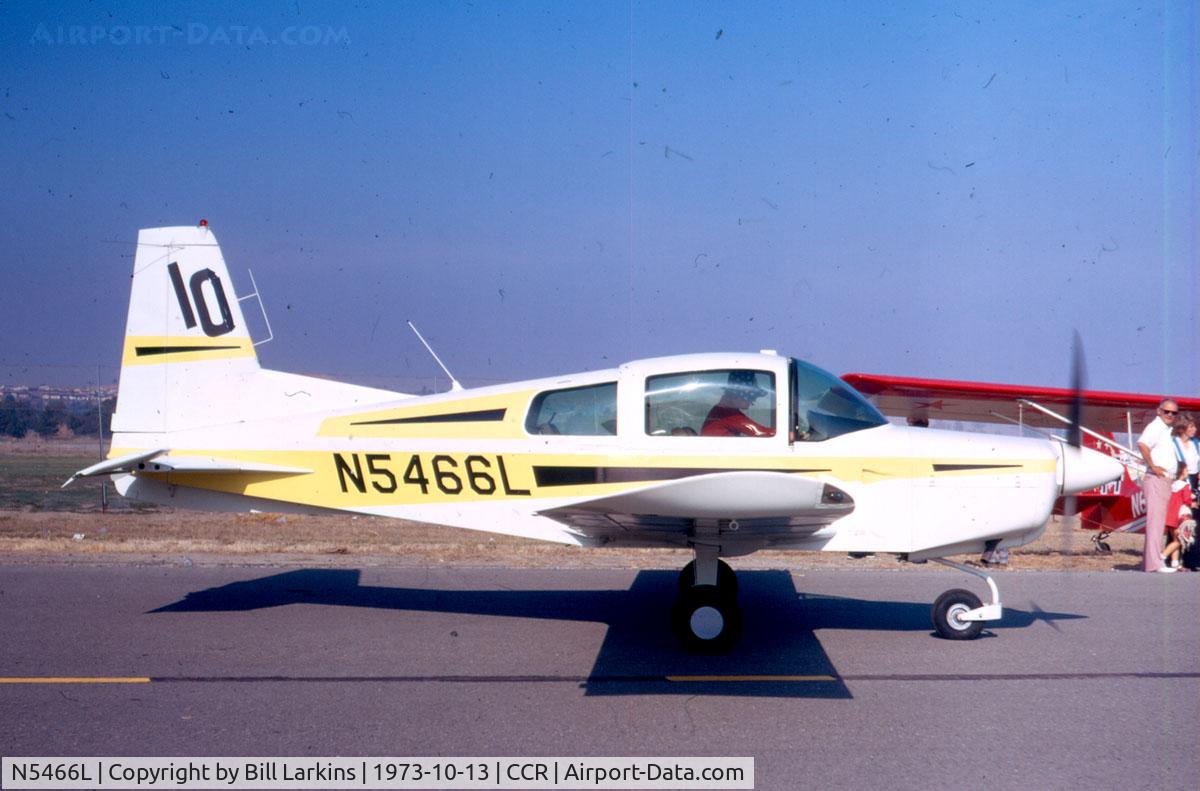 N5466L, 1973 Grumman American AA-5 Traveler C/N AA5-0366, Race No 10 in Pacific Air Race 1973