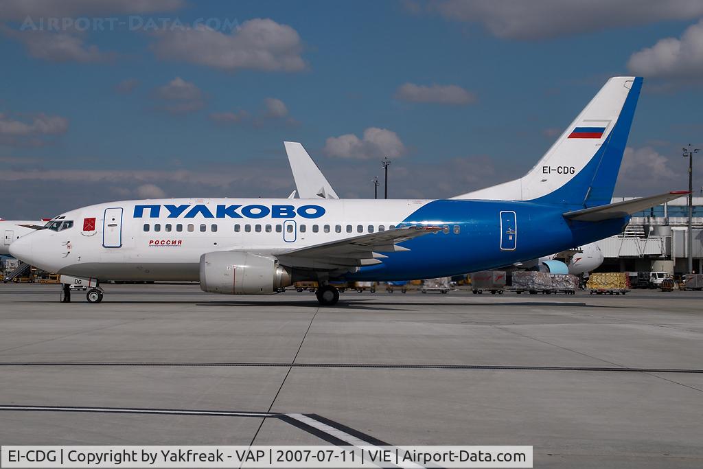EI-CDG, 1992 Boeing 737-548 C/N 25738, Pulkovo Airlines/Rossija Boeing 737-500