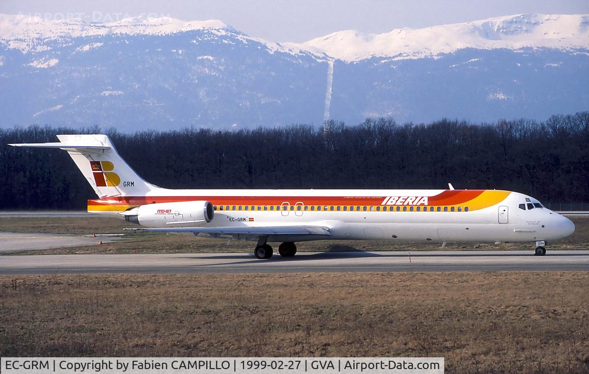 EC-GRM, 1989 McDonnell Douglas MD-87 (DC-9-87) C/N 49829, Iberia