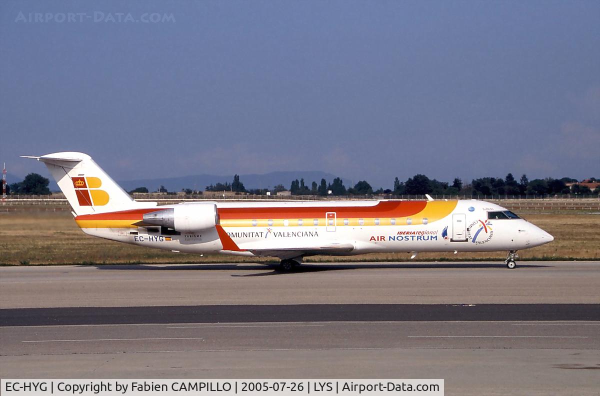 EC-HYG, 2001 Bombardier CRJ-200ER (CL-600-2B19) C/N 7529, Iberia RÃ©gional Air Nostrum