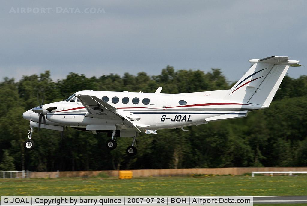 G-JOAL, 1983 Beech B200 King Air C/N BB-1158, KINGAIR