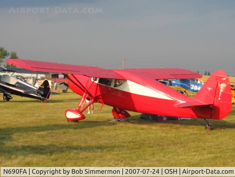N690FA, 1946 Fairchild 24R-46 C/N R46-104, Airventure '07