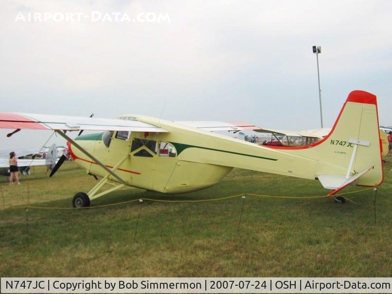 N747JC, Edgar Percival EP-9 Prospector C/N 39, Airventure '07
