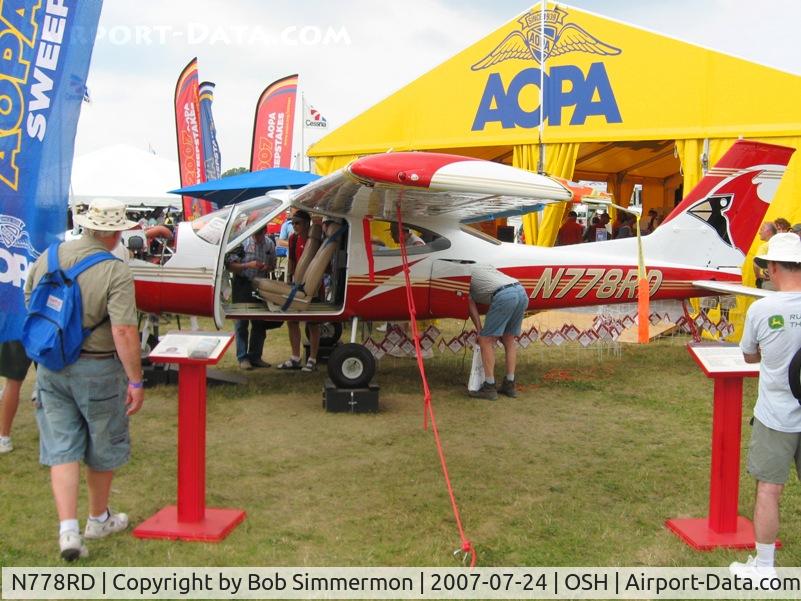 N778RD, 1976 Cessna 177B Cardinal C/N 17702550, AOPA Sweepstakes Cardinal at Airventure '07 (MY next airplane!!)