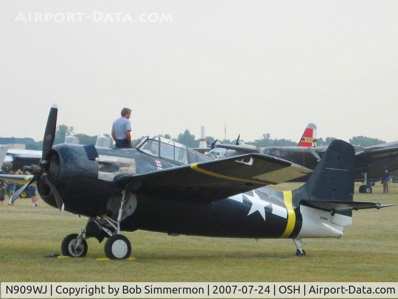 N909WJ, 1944 General Motors (Grumman) FM-2 Wildcat C/N 16203, Airventure '07