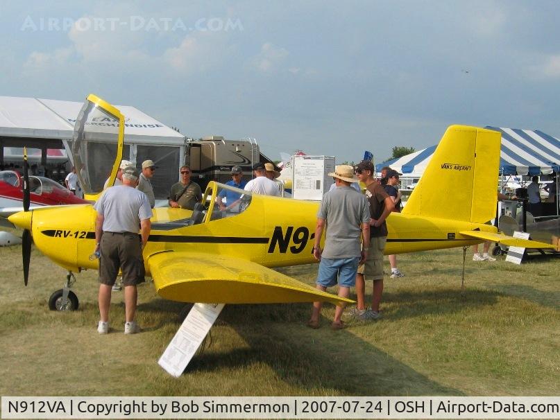 N912VA, 2006 Vans RV-12 C/N 1, Airventure '07