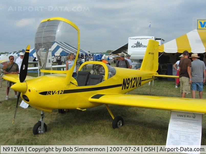 N912VA, 2006 Vans RV-12 C/N 1, Airventure '07