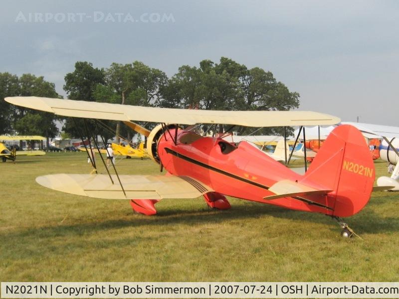 N2021N, 1999 Fisher Michael E UMF WACO C/N 1999, Airventure '07