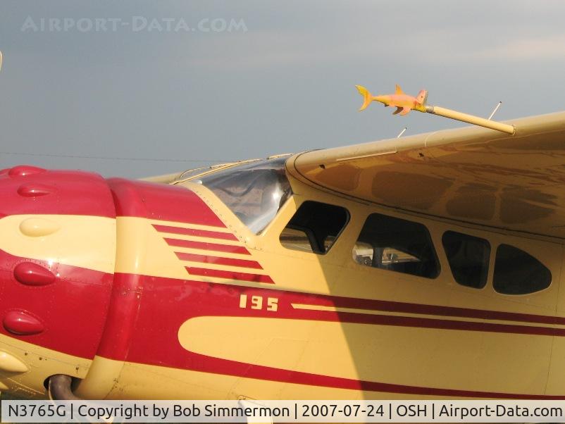 N3765G, 1948 Cessna 190 C/N 7101, Airventure '07.  There's one Cessna owners trick.