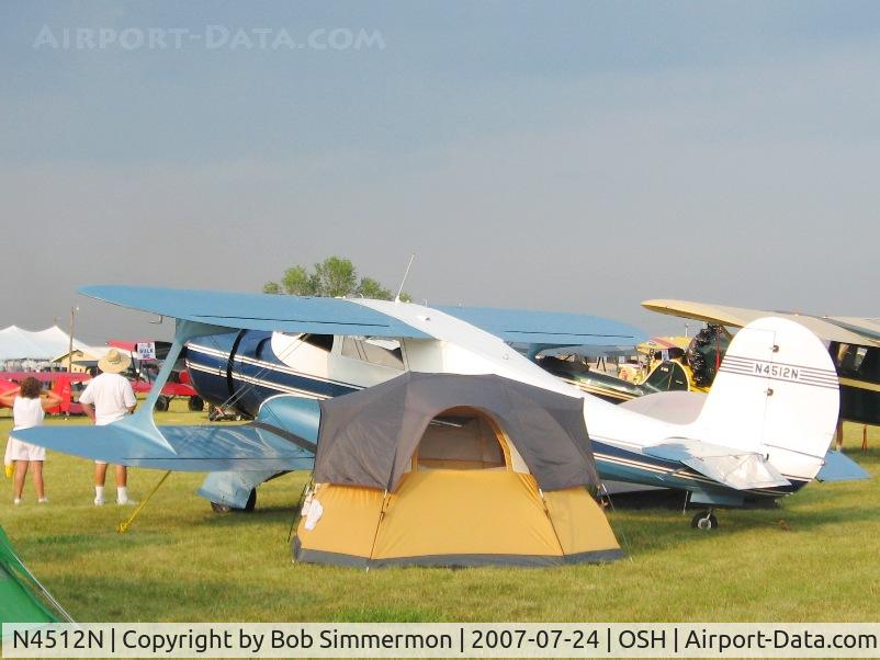 N4512N, 1944 Beech D17S Staggerwing C/N 6737, Airventure '07