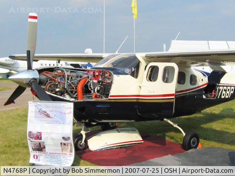 N4768P, 1978 Cessna P210N Pressurised Centurion C/N P21000101, Airventure '07.  Roll Royce turbine powered P210