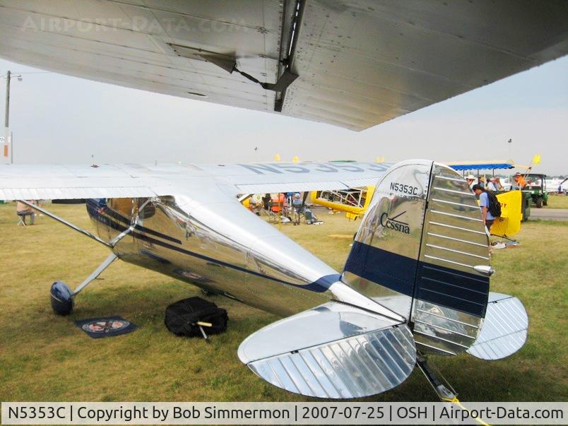 N5353C, 1950 Cessna 140A C/N 15484, Airventure '07