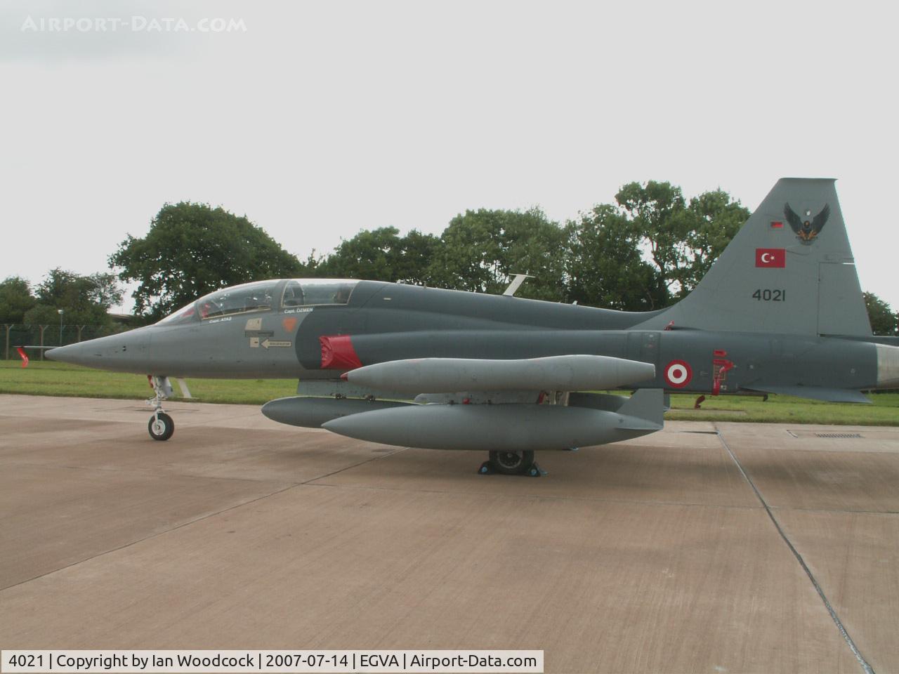 4021, 1971 Canadair NF-5B Freedom Fighter C/N 4021, NF-5B/133 Filo Turkish AF/RIAT Fairford