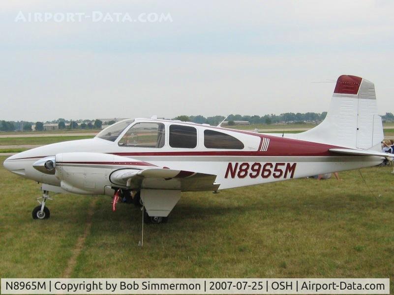 N8965M, 1963 Beech D95A Travel Air C/N TD-560, Airventure '07