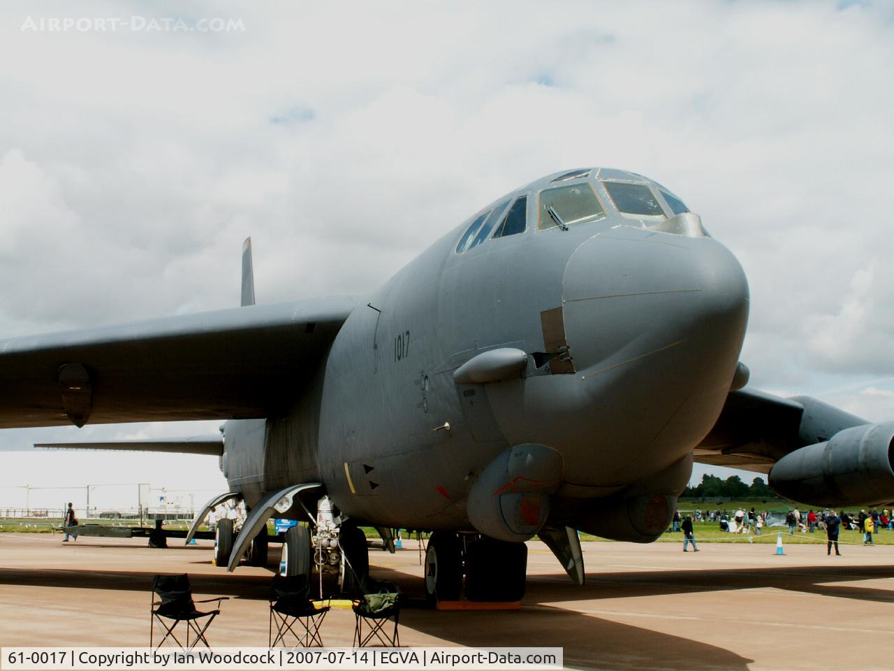 61-0017, 1961 Boeing B-52H Stratofortress C/N 464444, B-52H/93 BS-917 Wing USAF/RIAT Fairford