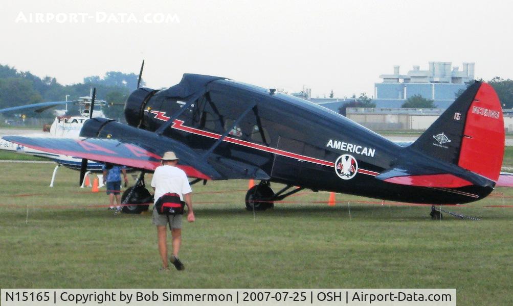 N15165, 1936 Stinson A C/N 9125, Airventure '07