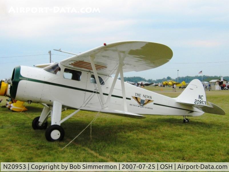N20953, 1939 Waco ARE C/N 5080, Airventure '07