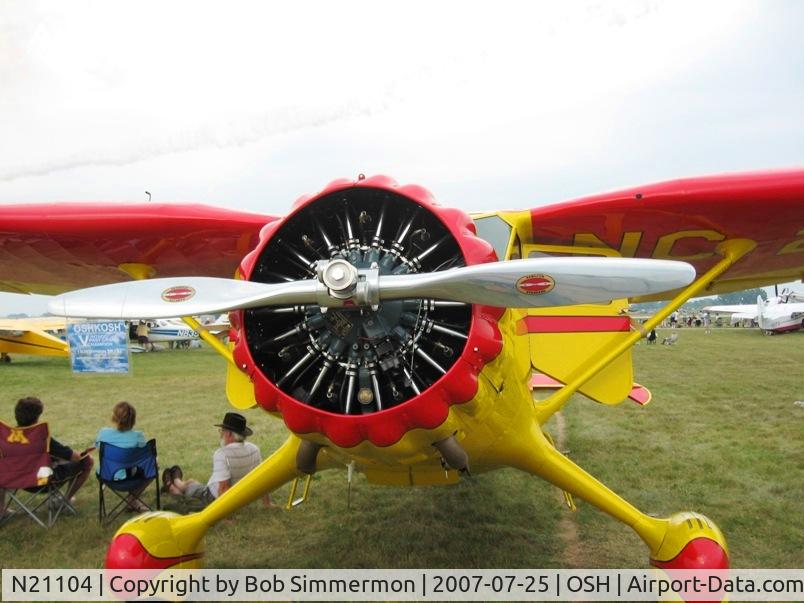N21104, 1938 Stinson SR-10J Reliant C/N 5830, Airventure '07