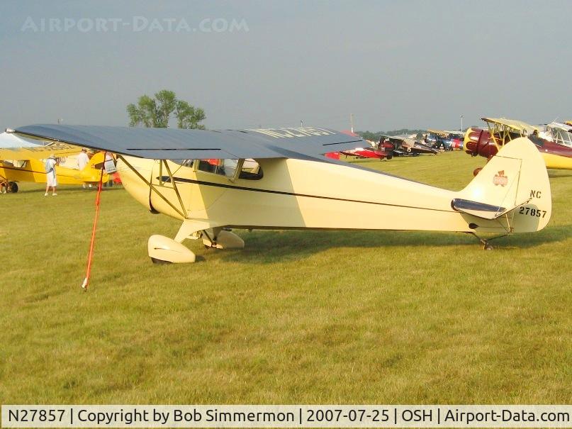 N27857, 1940 Piper J4A C/N 4-1077, Airventure '07