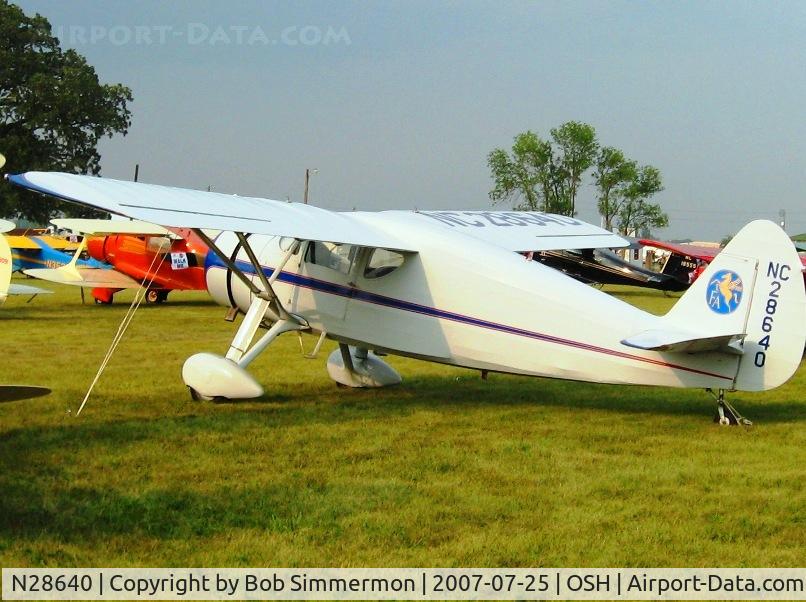 N28640, 1940 Fairchild 24W-40 C/N W40-160, Airventure '07