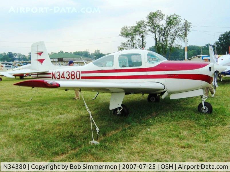 N34380, 1960 Meyers Industries Inc 200A C/N 262, Airventure '07