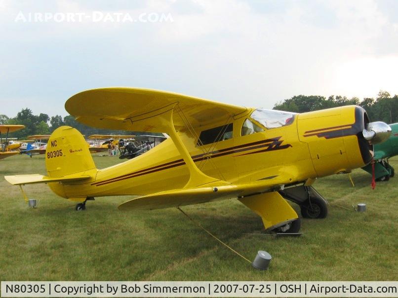 N80305, 1946 Beech G17S C/N B-04, Airventure '07