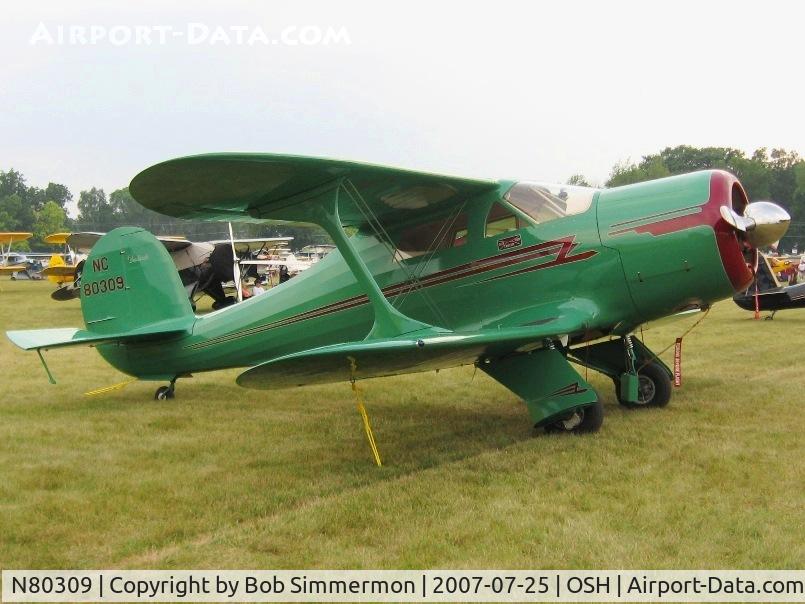 N80309, 1946 Beech G17S C/N B-8, Airventure '07