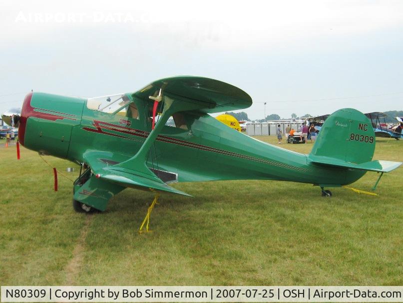 N80309, 1946 Beech G17S C/N B-8, Airventure '07