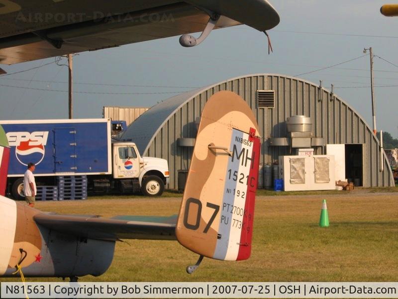 N81563, 1959 Max Holste MH-1521M Broussard C/N 192, Tail markings.  Airventure '07