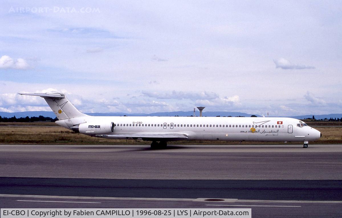 EI-CBO, 1987 McDonnell Douglas MD-83 C/N 49442, Nouvelair Tunisie