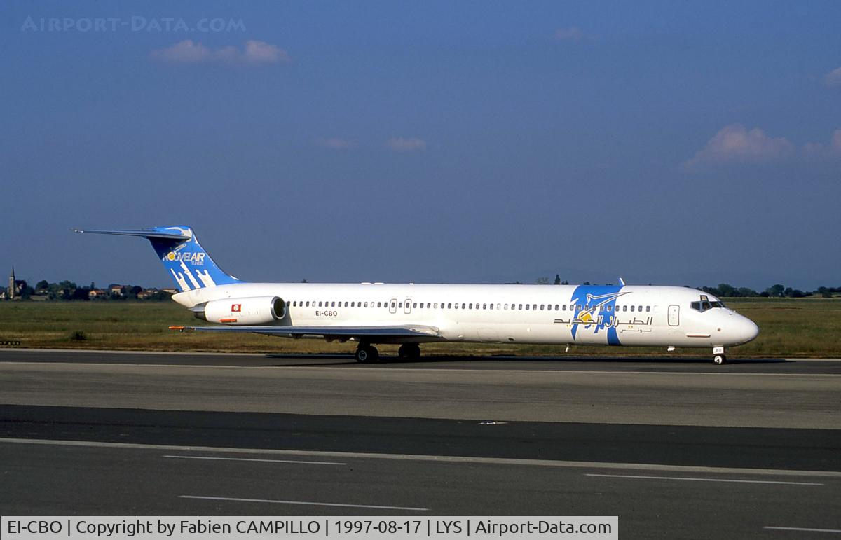 EI-CBO, 1987 McDonnell Douglas MD-83 C/N 49442, Nouvelair Tunisie