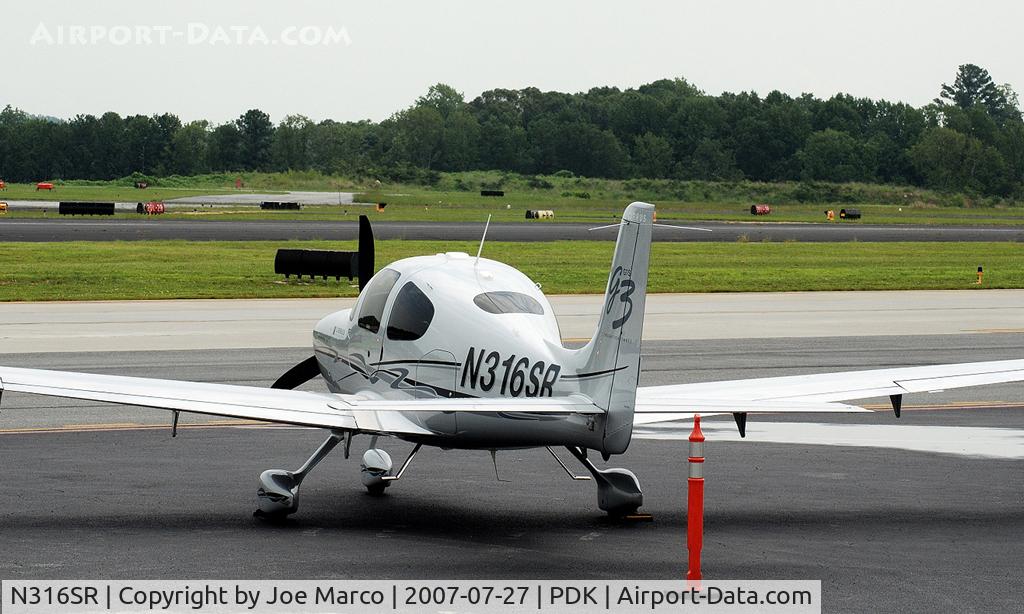 N316SR, 2007 Cirrus SR22 G3 GTS C/N 2472, @PDK