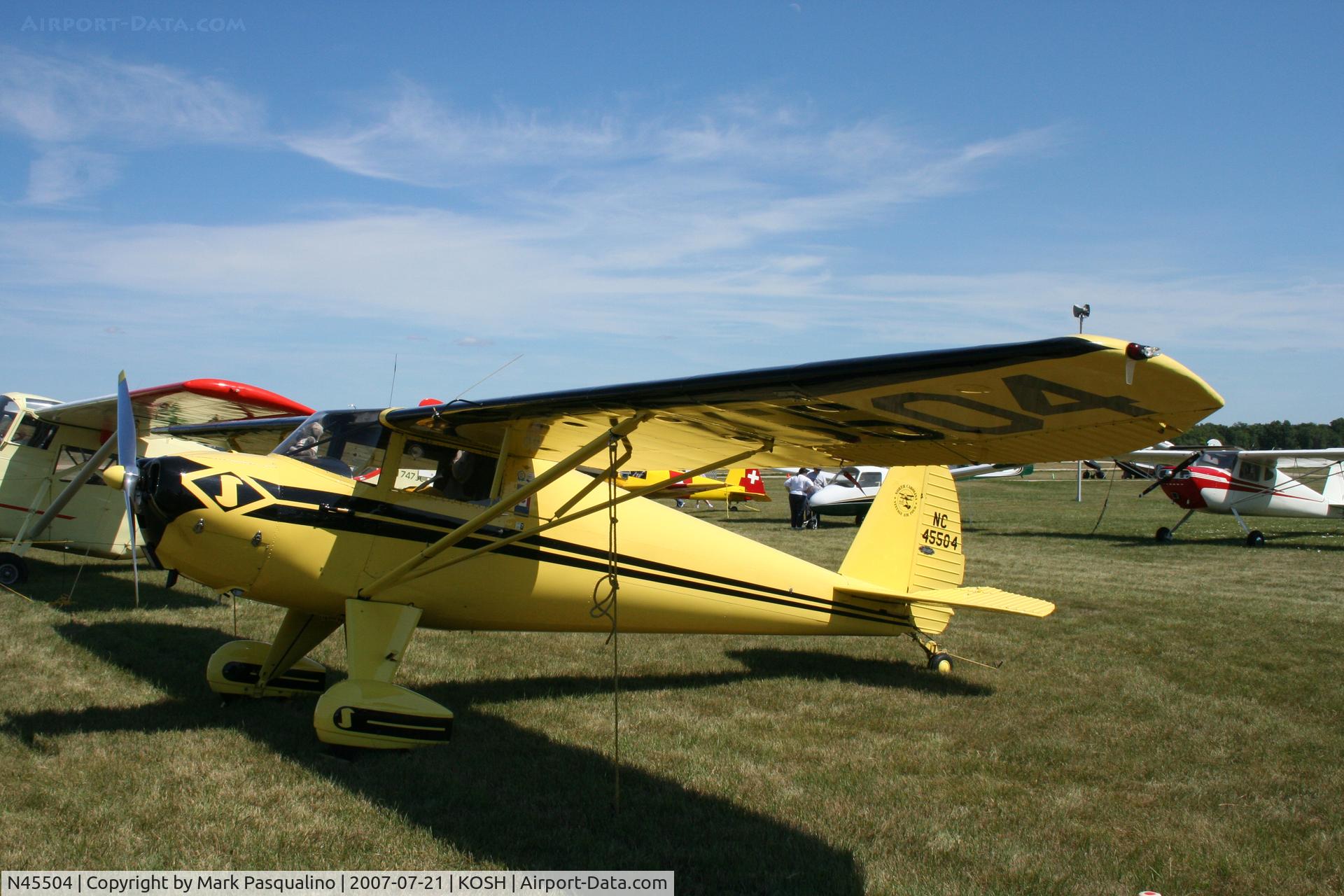 N45504, 1946 Luscombe 8A C/N 2031, Luscombe 8A