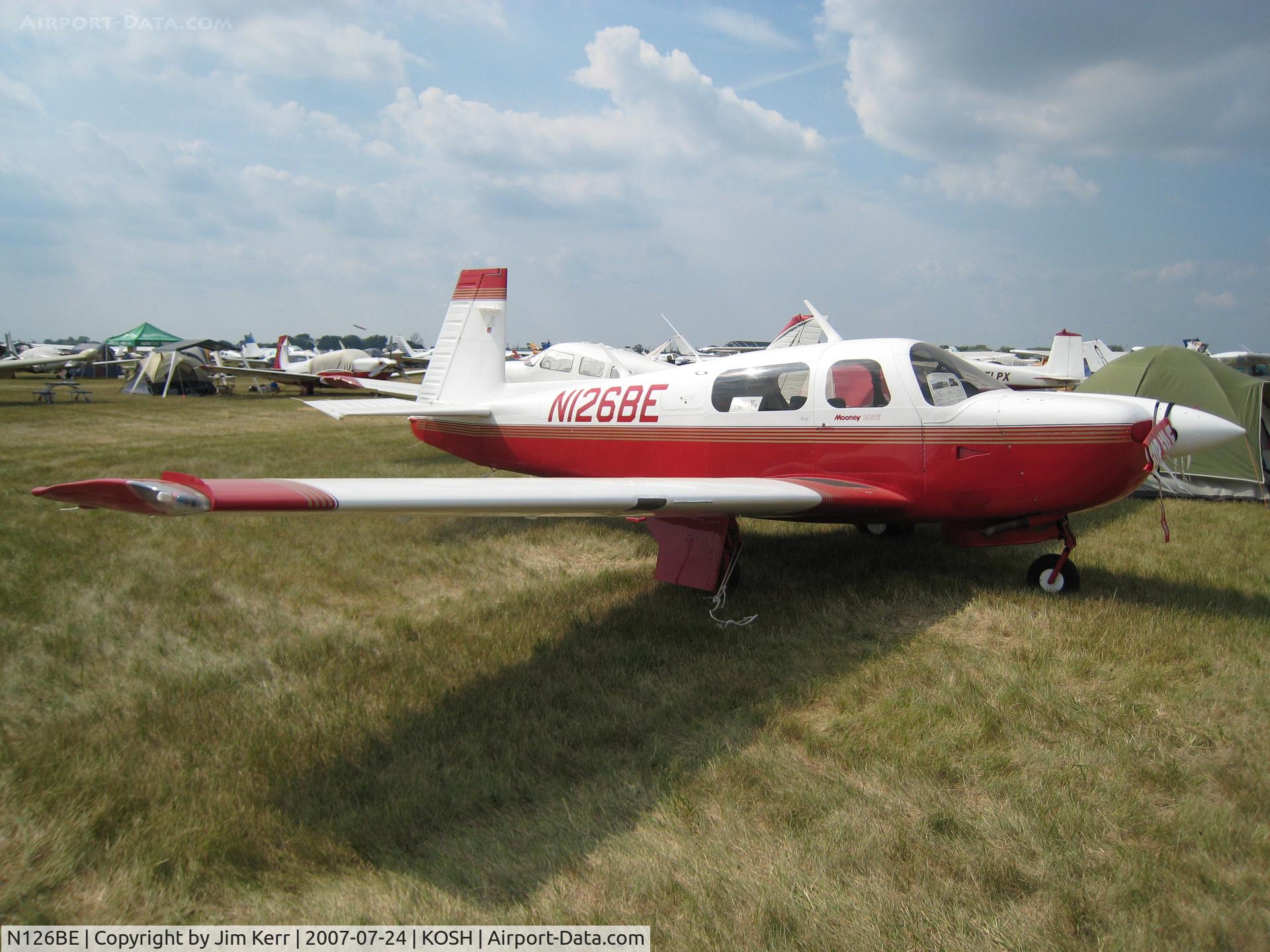 N126BE, 1992 Mooney M20J 201 C/N 24-3248, EAA AirVenture Oshkosh 2007