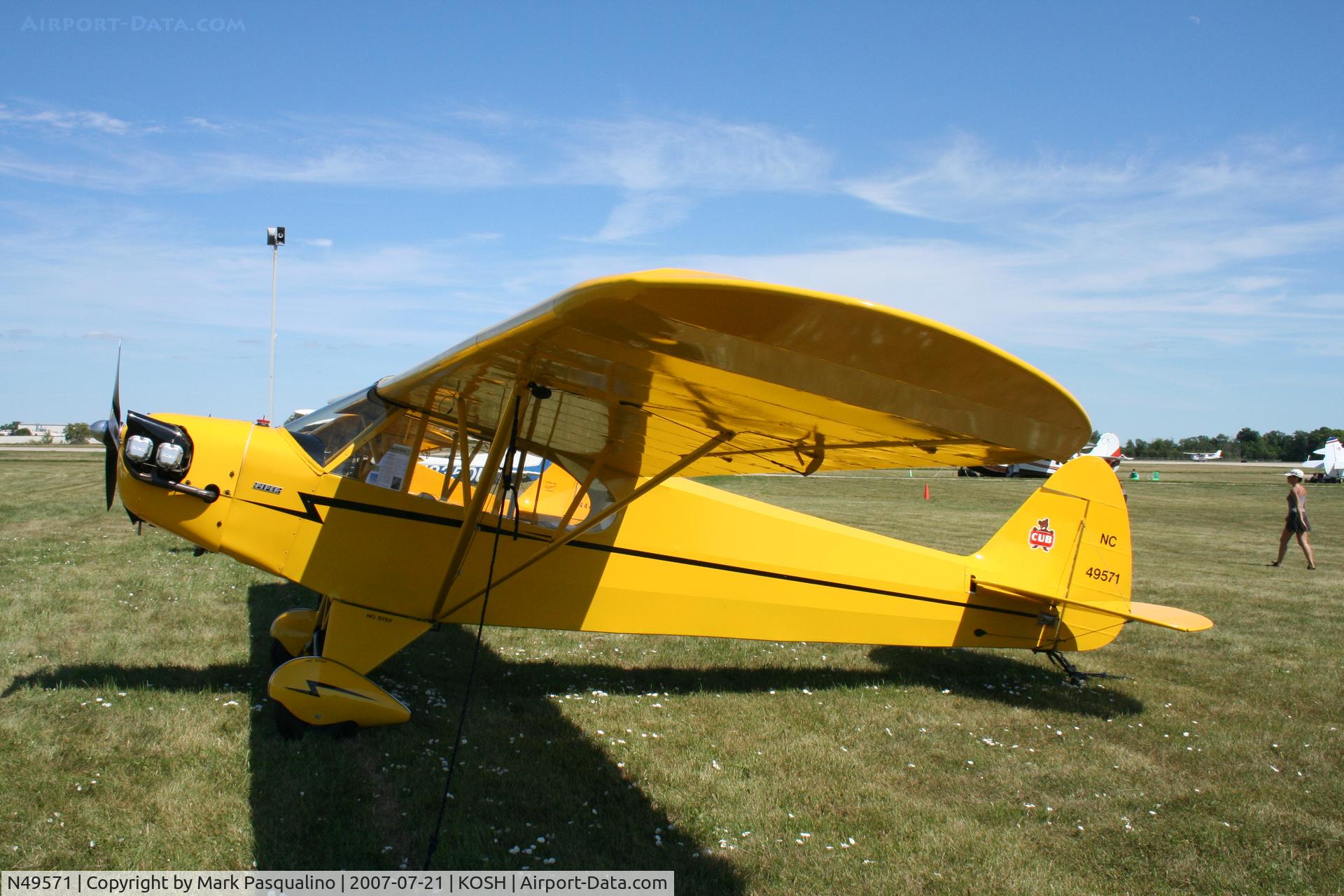 N49571, 1942 Piper J3C-65 Cub C/N 9927, Piper J3C-65
