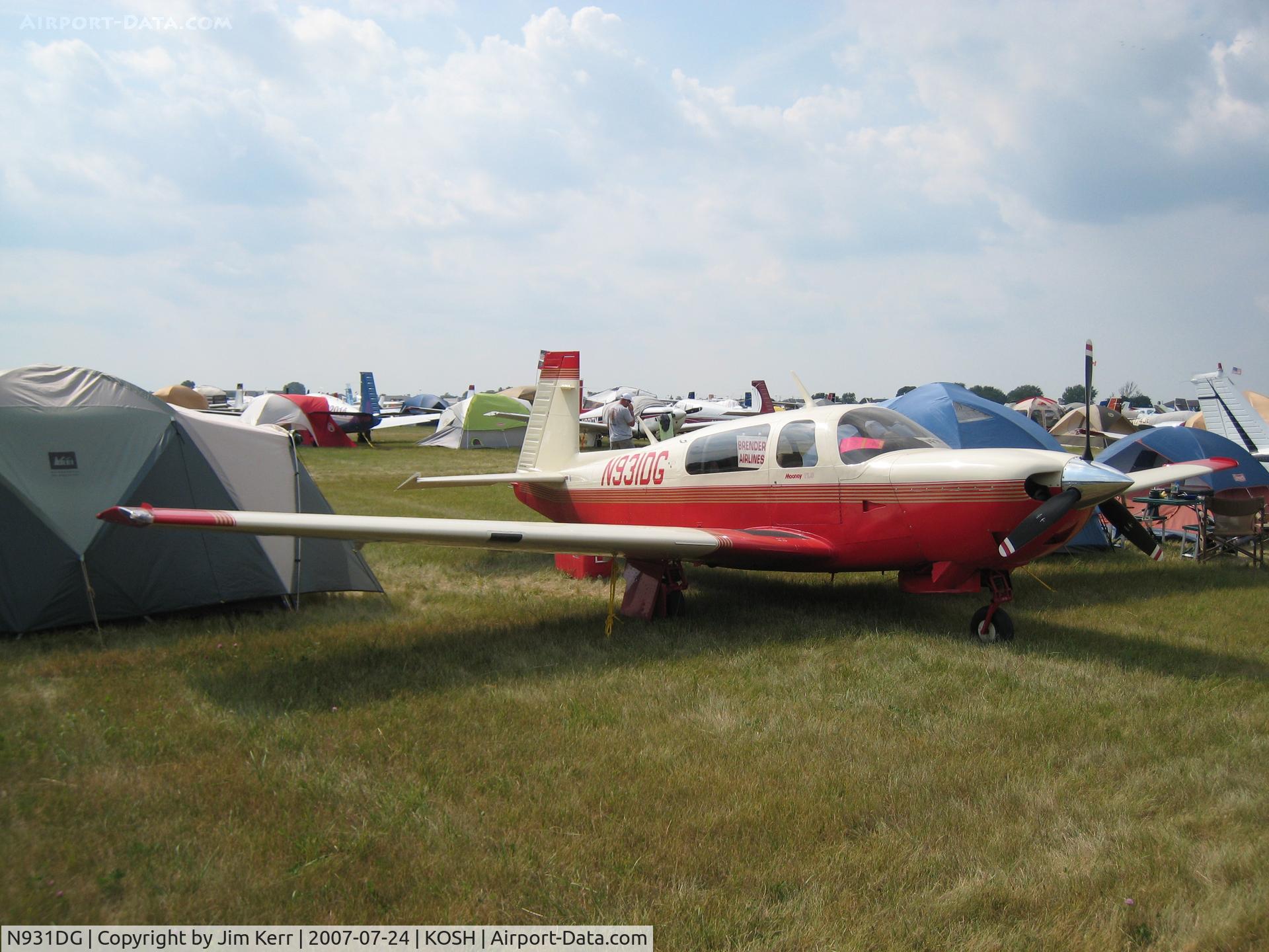 N931DG, 1993 Mooney M20M Bravo C/N 27-0165, EAA AirVenture Oshkosh 2007